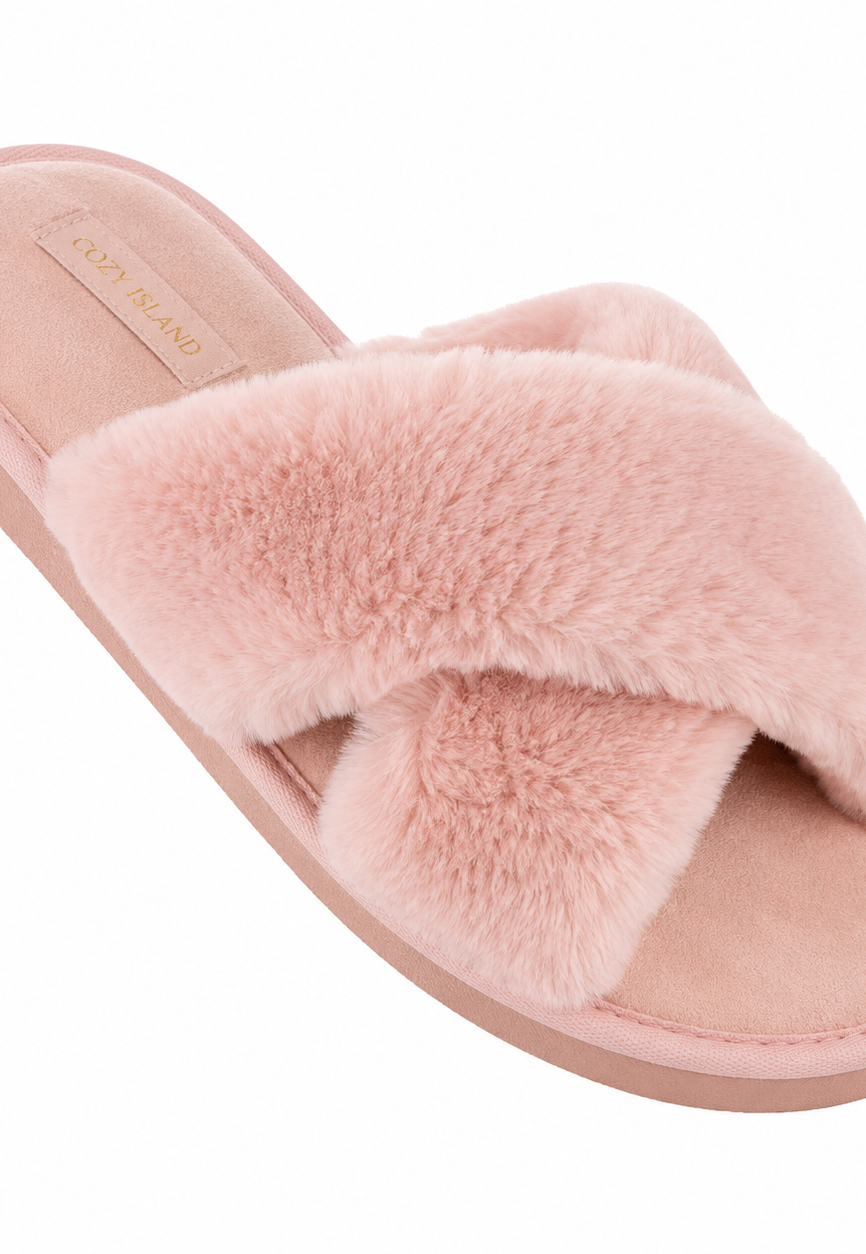 Open-Toe Spa Slippers