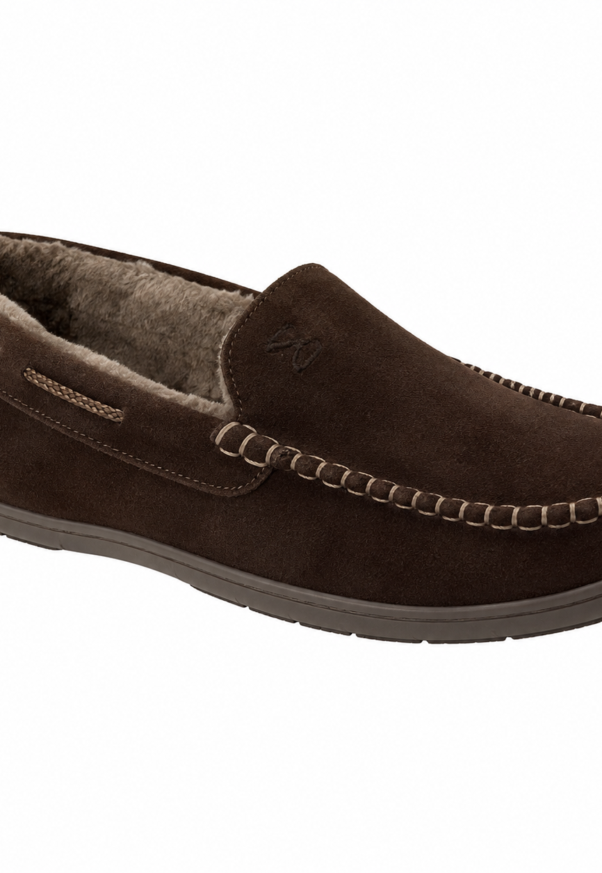 Sherpa-Lined Slippers